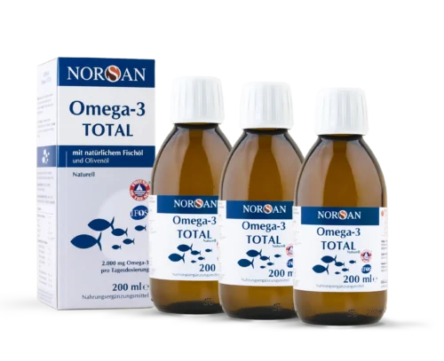 norsan omega-3 total naturell 3er pack
