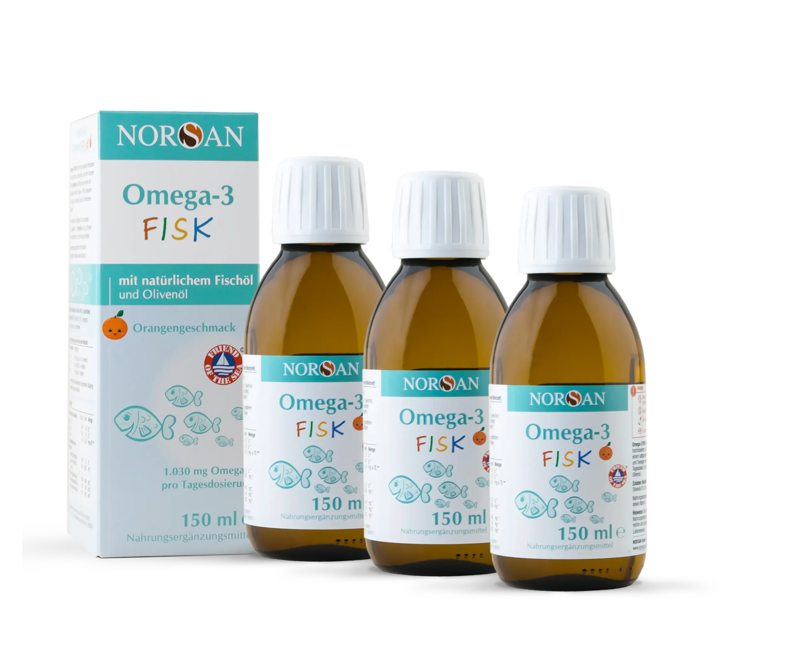 norsan omega-3 fisk 3er pack