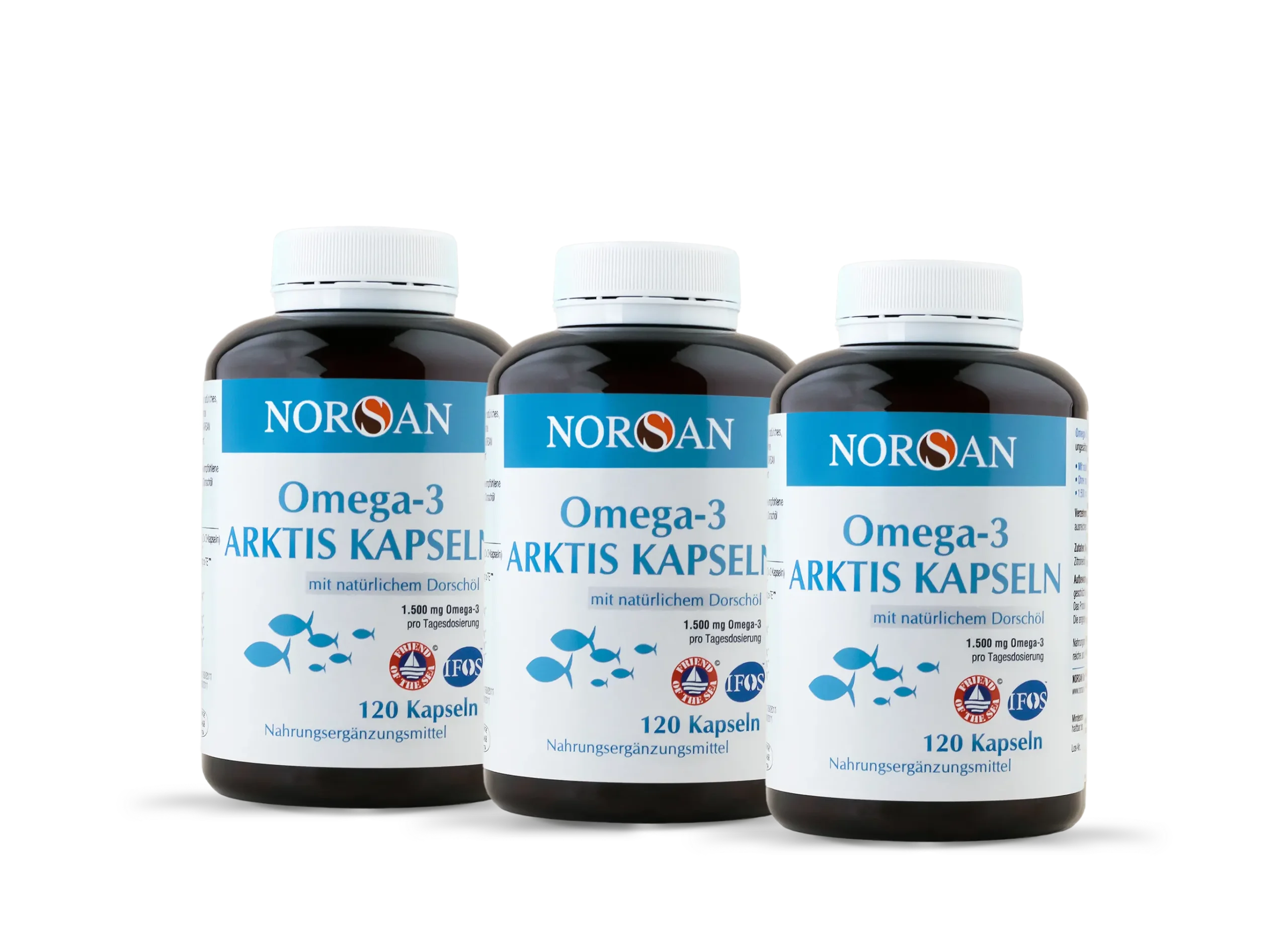 norsan omega-3 3er-Pack-Arktis-Kapsel