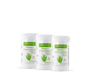 norsan omega-3 3er-Pack-Vegan-Kapseln