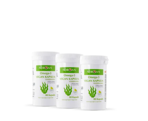 norsan omega-3 3er-Pack-Vegan-Kapseln