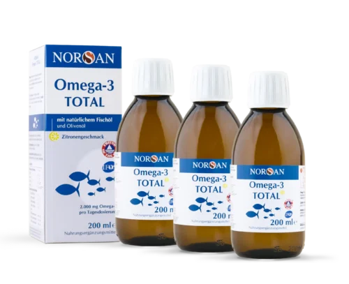 Omega-3 Total 3'er Pack, Zitrone