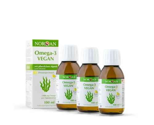 norsan omega-3 Vegan_3erPack-FlascheBox