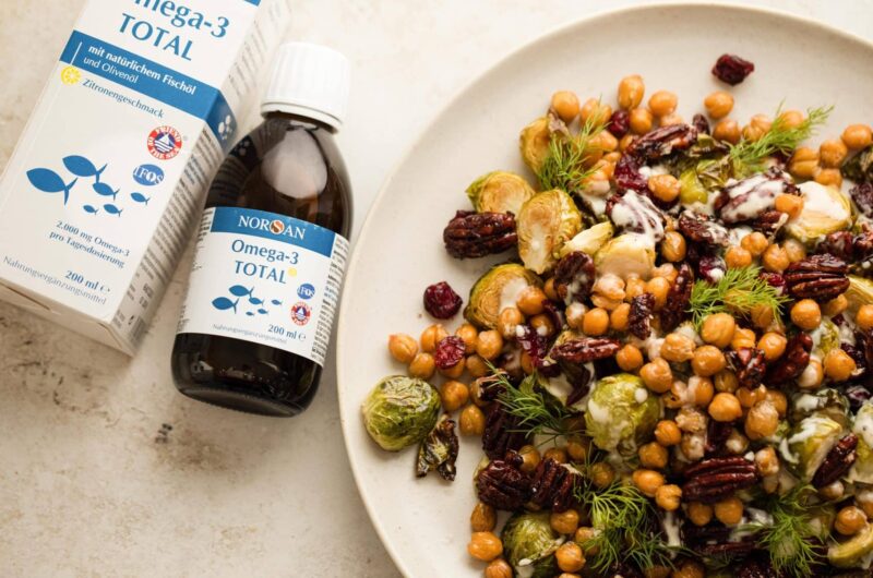 Winterlicher Rosenkohl-Salat mit Omega-3