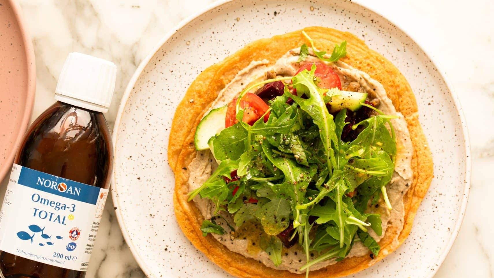 linsen wrap protein omega-3 norsan rezept