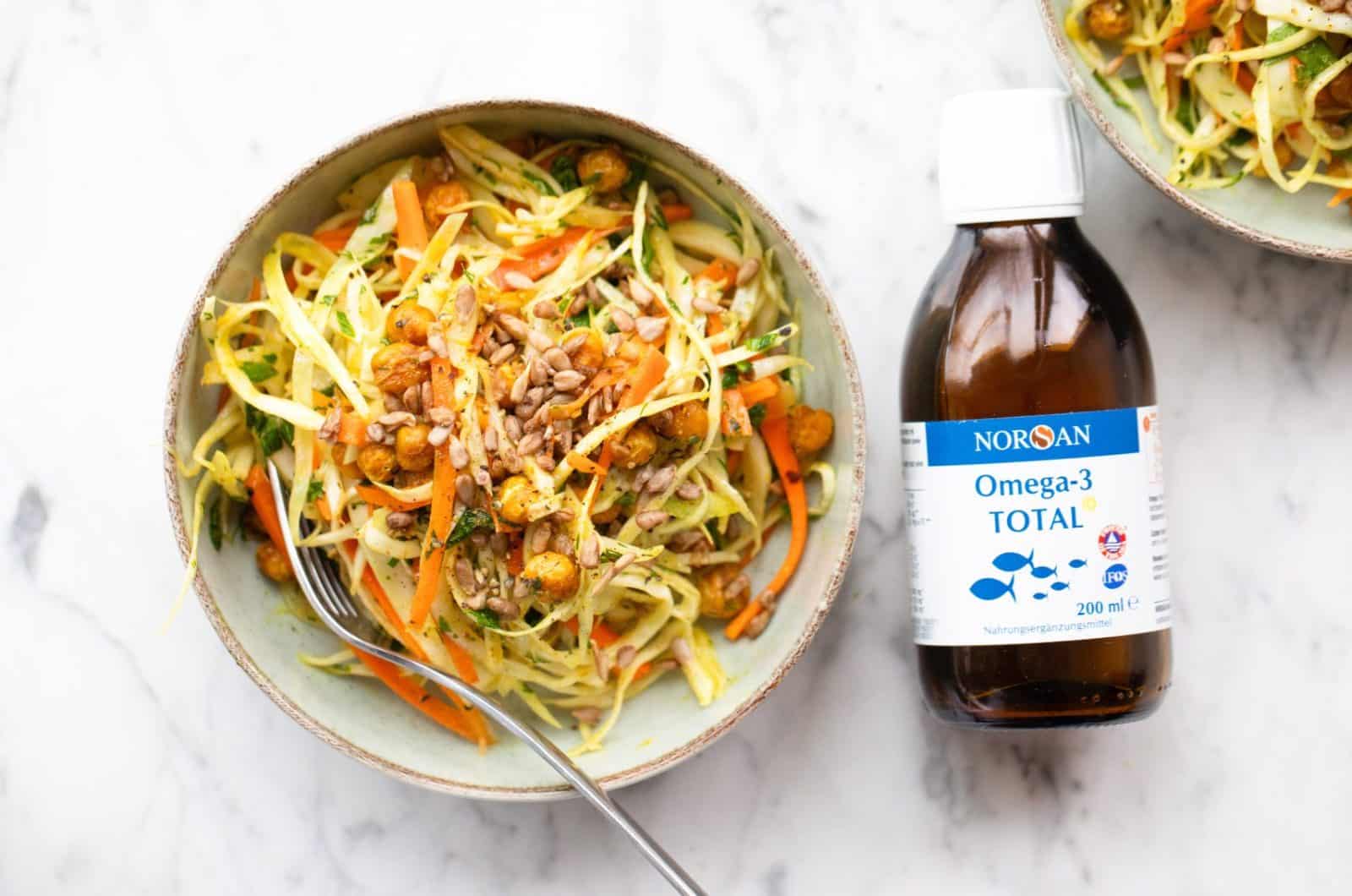 superfood salat mit omega-3 norsan rezept