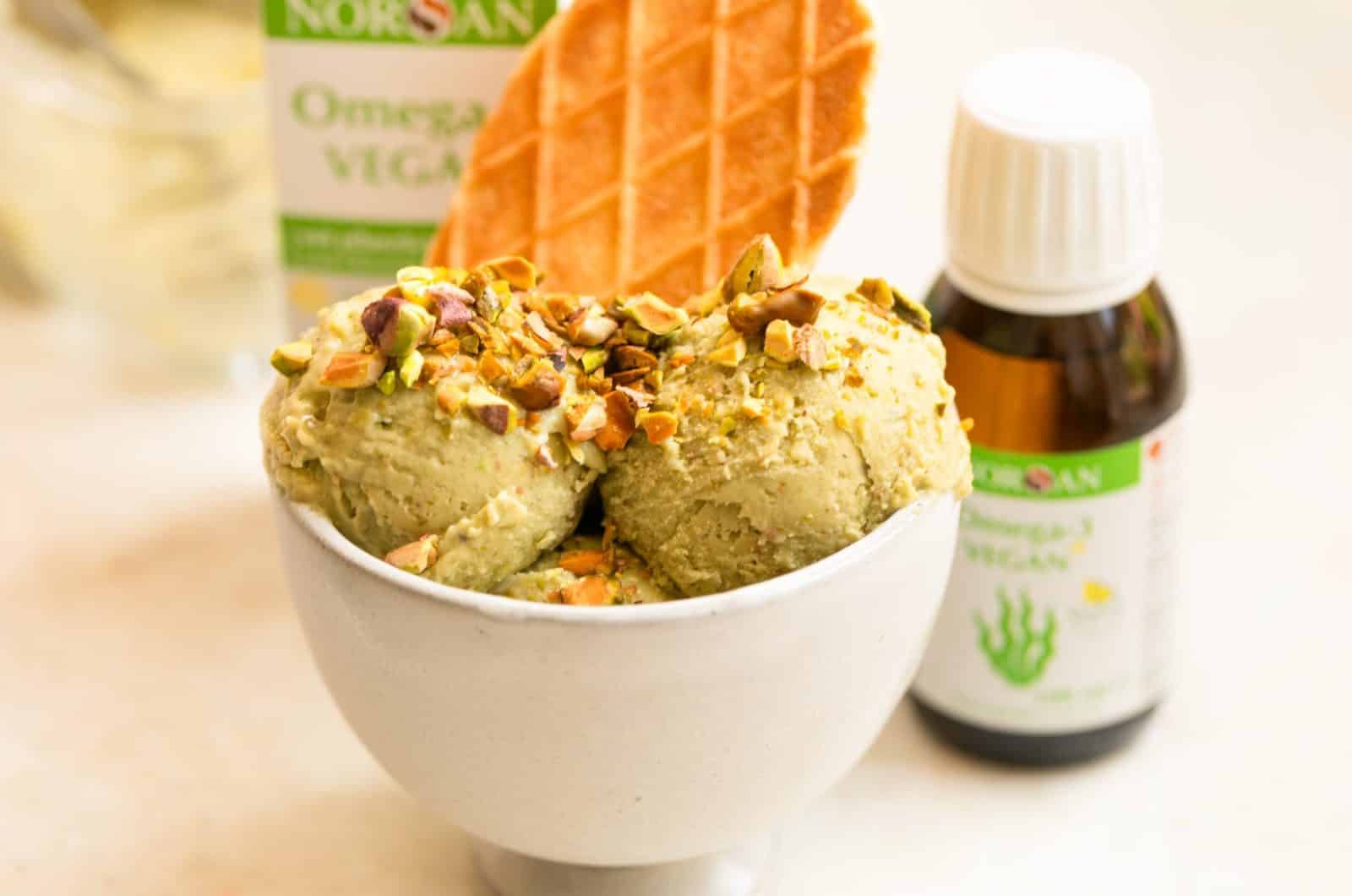 pistazien nicecream mit omega-3 norsan rezept