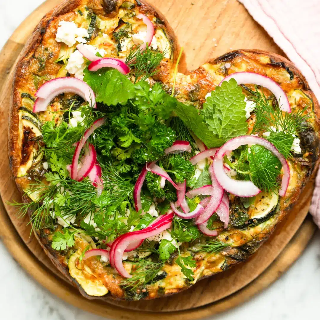 norsan rezept Gemüse-Frittata mit Omega-3