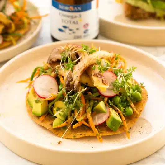 Crunchy Bärlauch-Tacos mit Omega-3 norsan