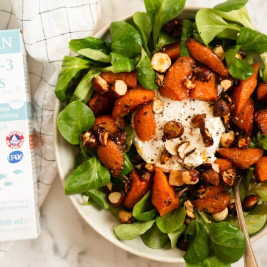 Saftiger Ziegenkäsesalat mit Omega-3