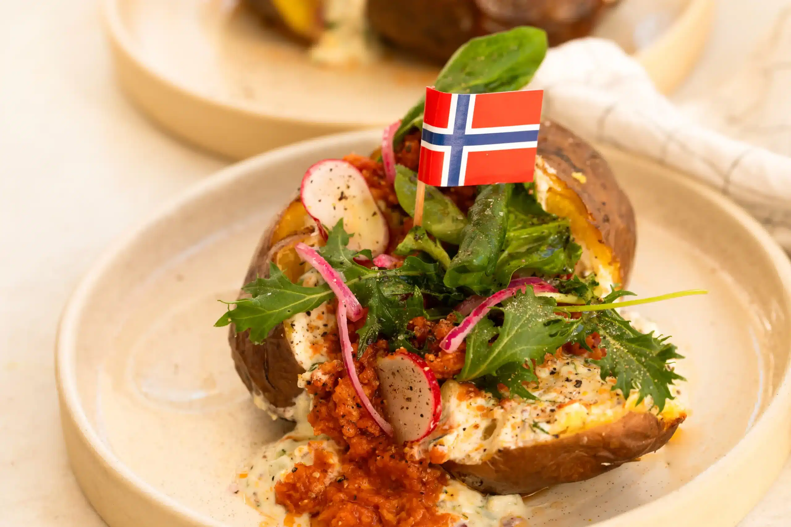 Knusprige Ofenkartoffel mit Quark-Makrelen-Topping norsan rezept omega-3