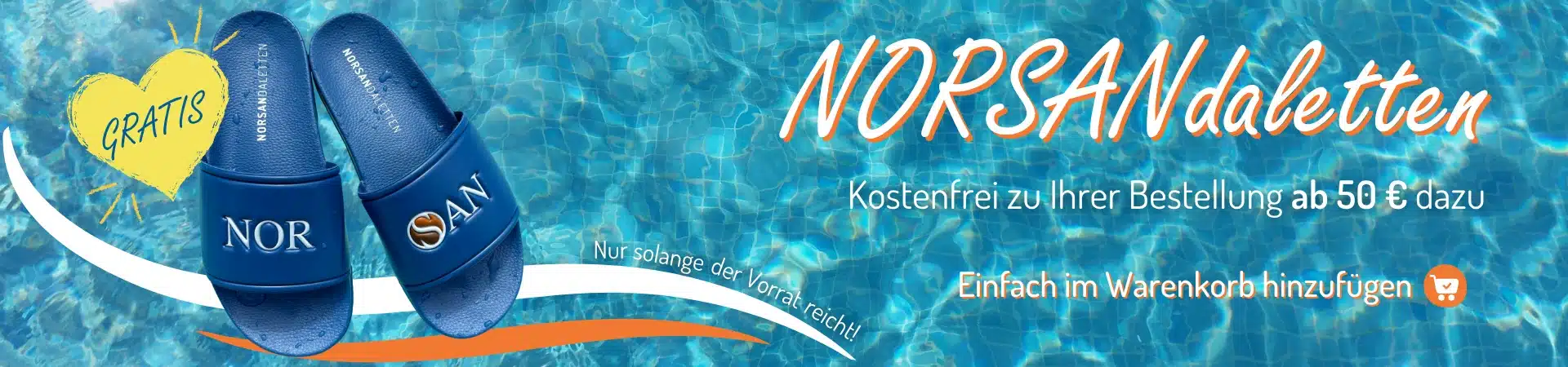 norsandaletten schlappen endkunden aktion gratis omega-3