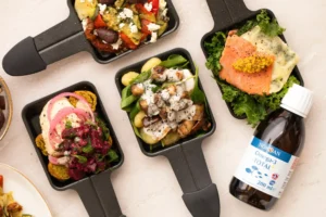 Buntes-Silvester-Raclette-mit-Omega-3 norsan rezept