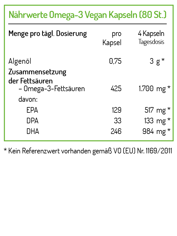 Omega-3 Vegan Kapseln Abo – Bild 2
