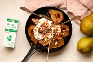 Gebackene-Birnen-mit-Omega-3 norsan rezept