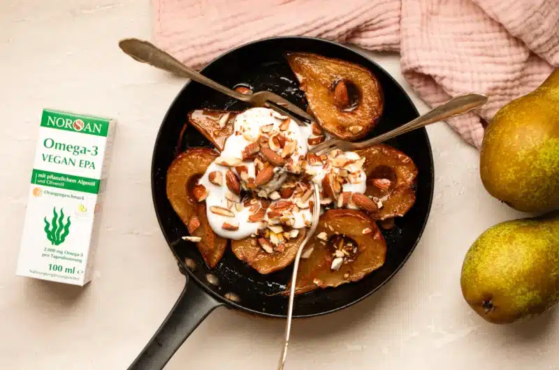Gebackene Birnen mit Omega-3
