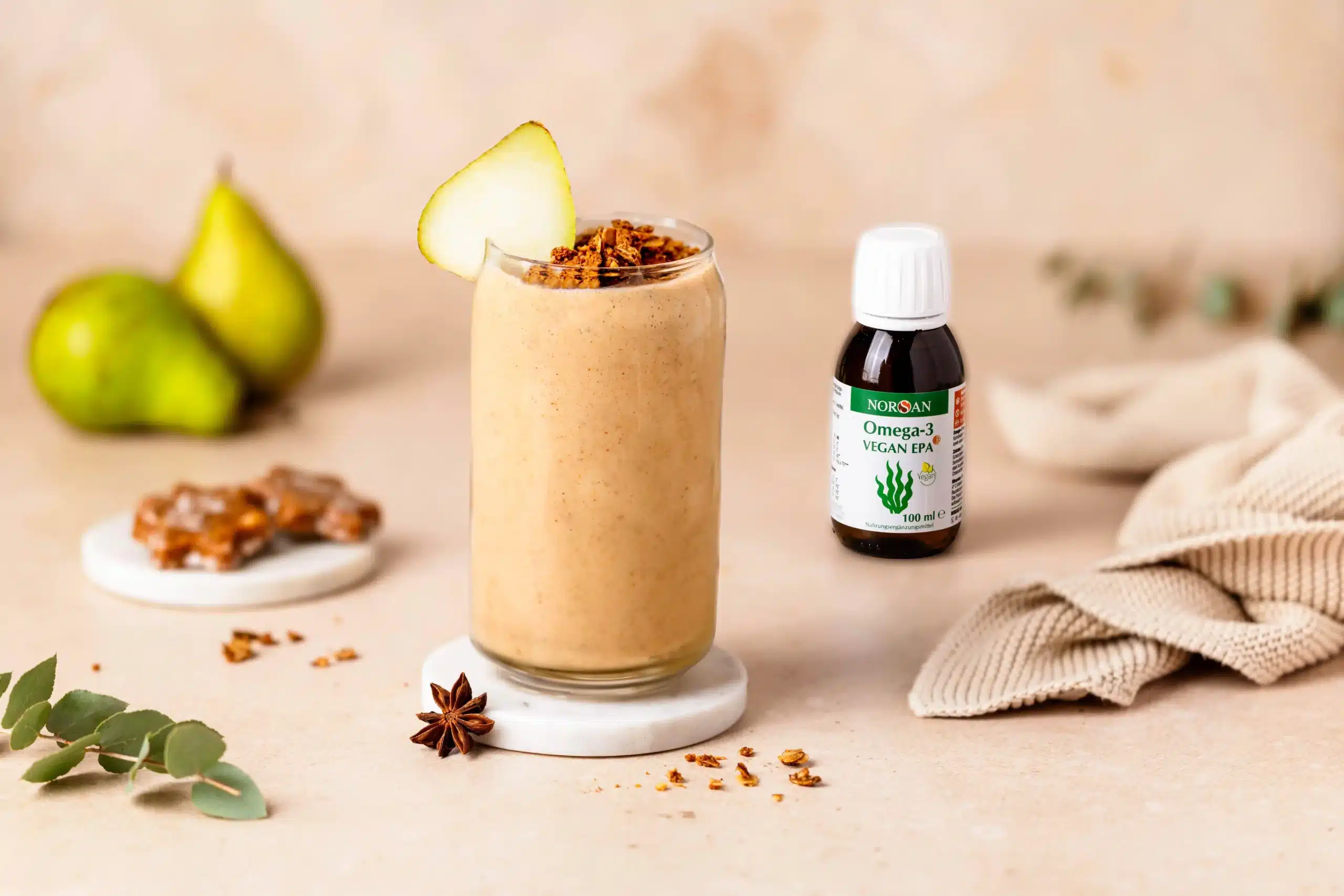 Gingerbread-Smoothie-mit-Omega-3 norsan rezept