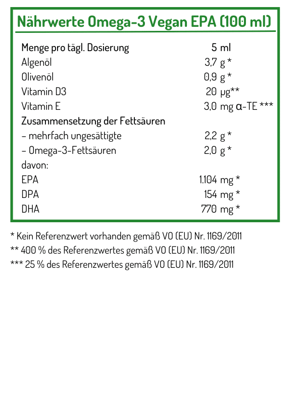 Omega-3 VEGAN EPA Abo – Bild 2