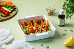 Essbares Gemüsebeet mit Omega-3