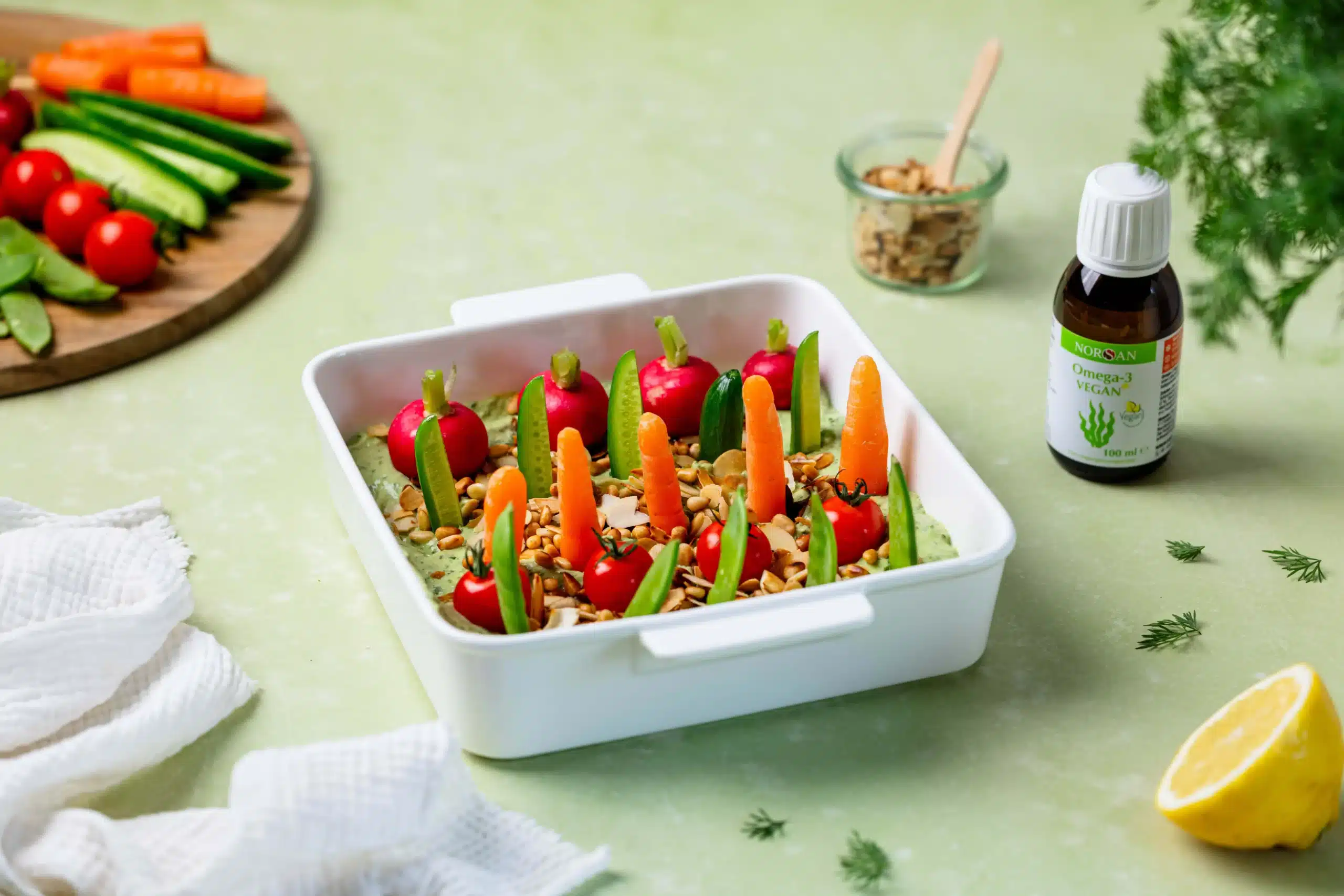 Essbares Gemüsebeet mit Omega-3