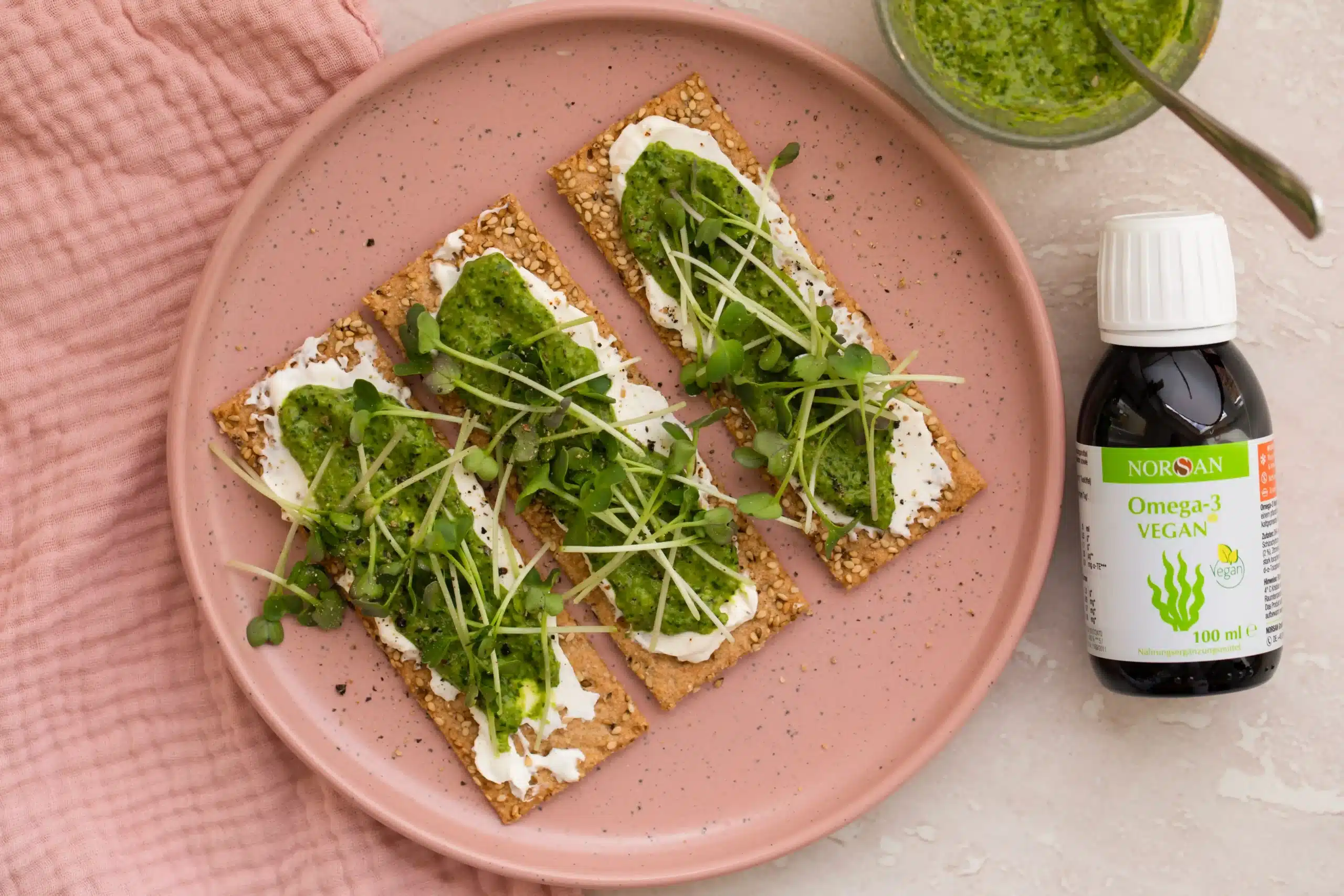 Veganes Bärlauchpesto mit Omega-3