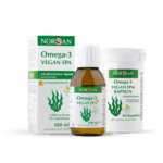 Norsan Omega-3 Vegan EPA Flasche Kapseln Box