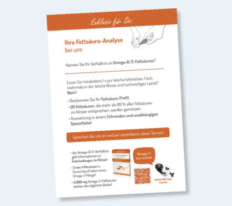 Plakat A1: NORSAN Fettsäure-Analyse
