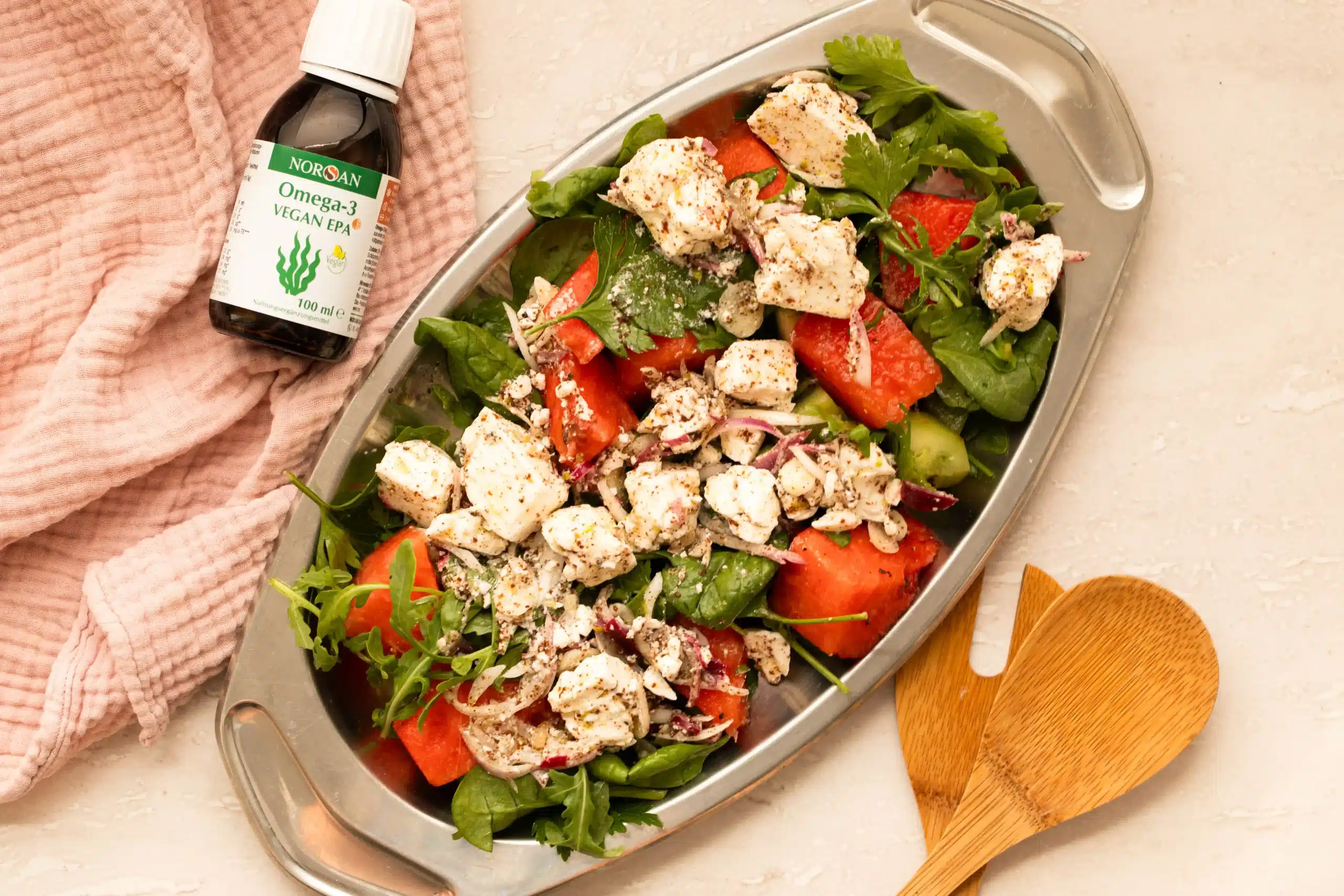 Wassermelonen-Feta-Salat Omega-3