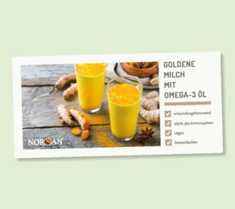 Rezeptkarte: Goldene Milch