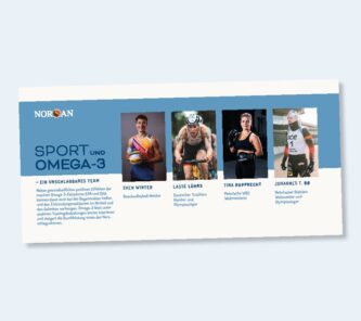 NORSAN Info-Karte: Sport und Omega-3