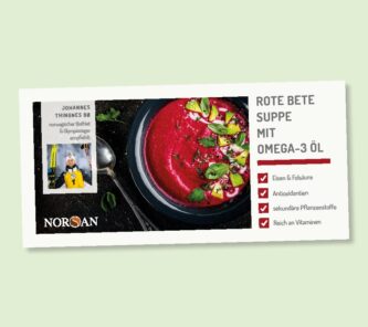 Rezeptkarte: Rote Bete Suppe (empfohlen von Johannes Thingnes Bø)