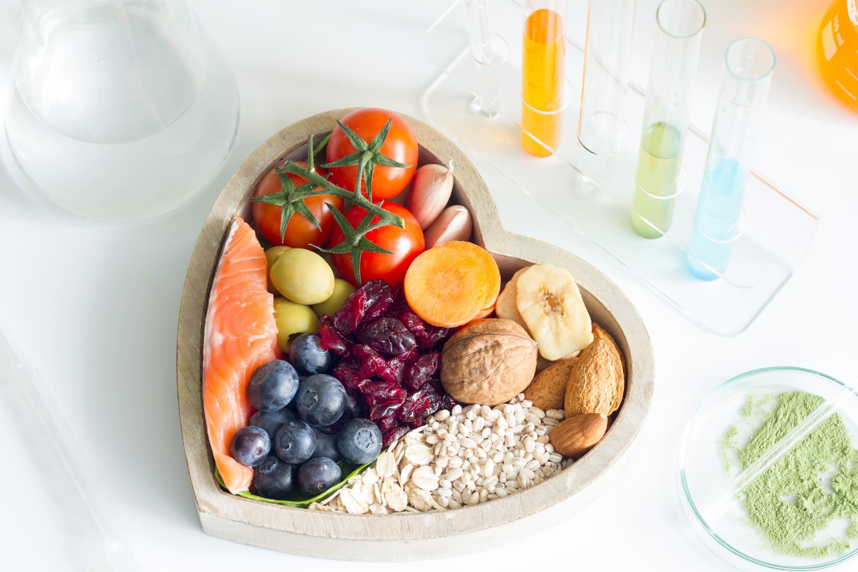 norsan omega-3 obst gemüse schüssel herz